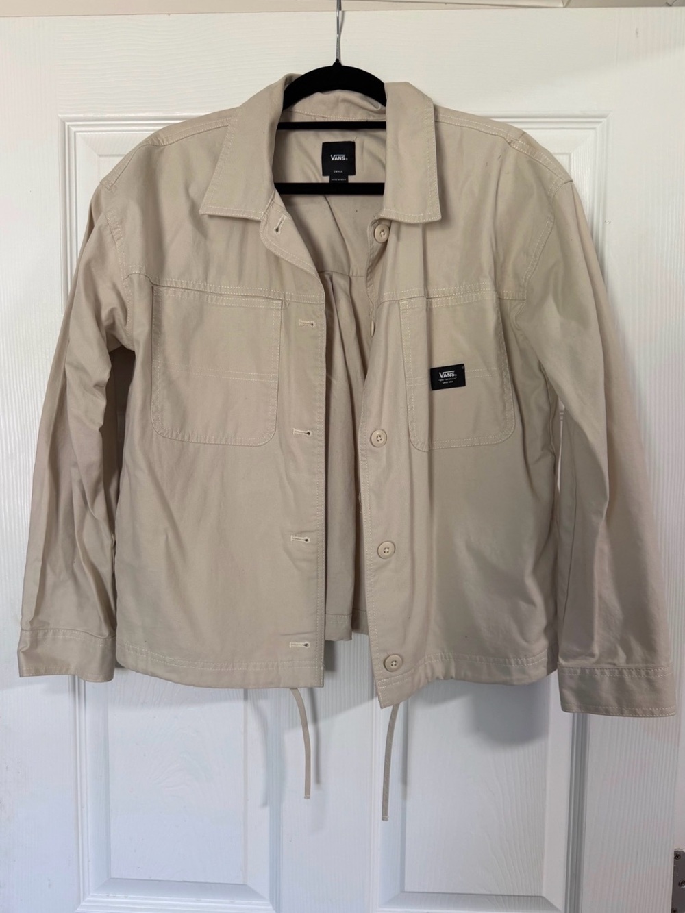 Vans Women's Light Tan Button-Front Utility Jacket
